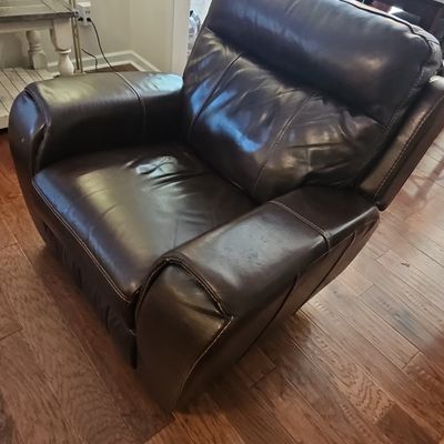 Leather Recliner Armchair