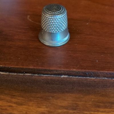 Vintage Sterling Silver Sewing Thimble