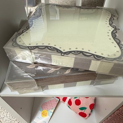 Decorative Fabric-Wrapped Canvas Wall Art Set