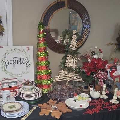 Assorted Holiday Decor and Tableware Collection with Pottery Barn and Skyros Designs
