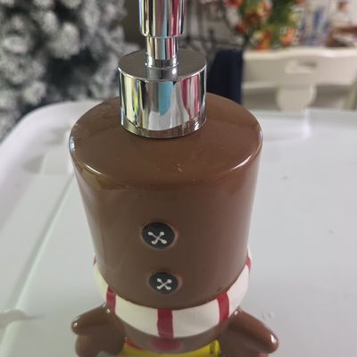 Holiday Gingerbread Man Soap Dispenser