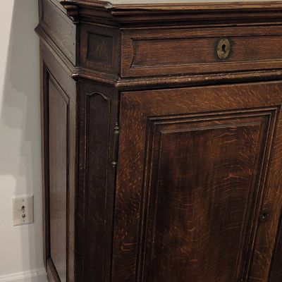 1880s French Provence Oak Buffet