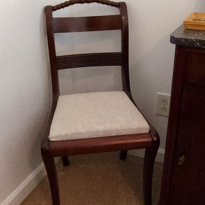 Regency Style Mahogany Side Chair
