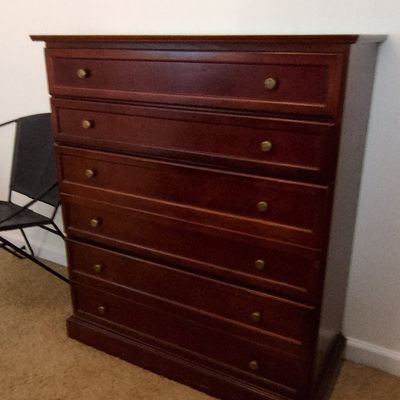 French Provincial Style Five-Drawer Chest