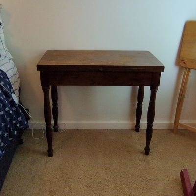 Antique French Walnut Game Table