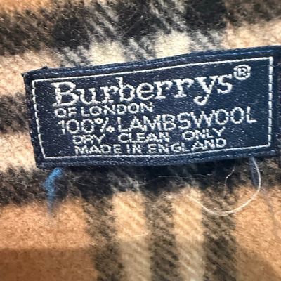 Vintage Burberrys of London Lambswool Scarf