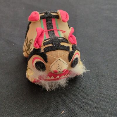Vintage Chinese Cloth Tiger Toy