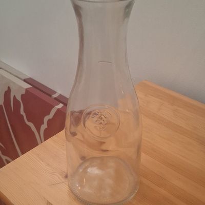 Paul Masson "Since 1852" Embossed Glass Carafe