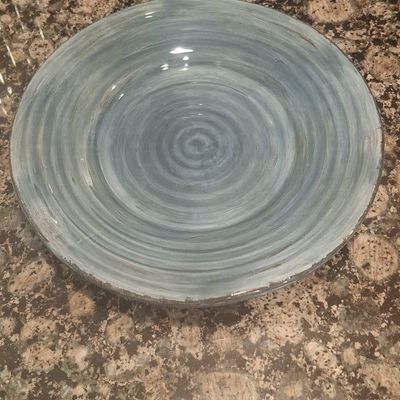 Tabletops Unlimited Rustico Blue Dinner Plates