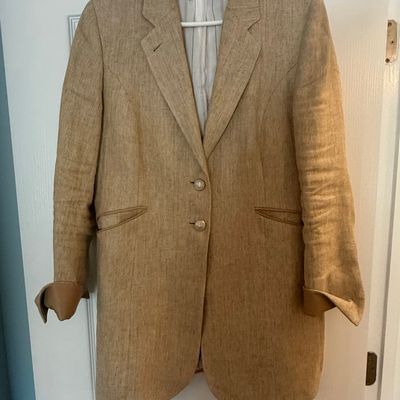 Scapa Beige Linen Blazer
