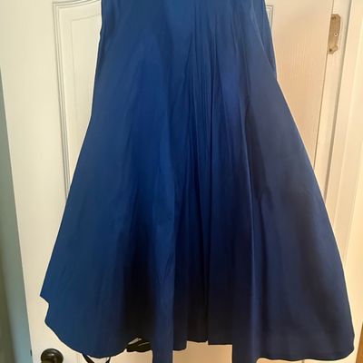 Yves Dooms Vintage Royal Blue Full Skirt
