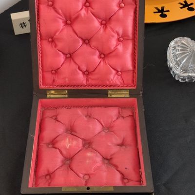 Napoleon III Ebonized Jewelry Casket with Cameo