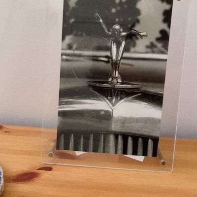The Dreams Garage Gallery Photographic Print - Alvis TA 14 Hood Ornament