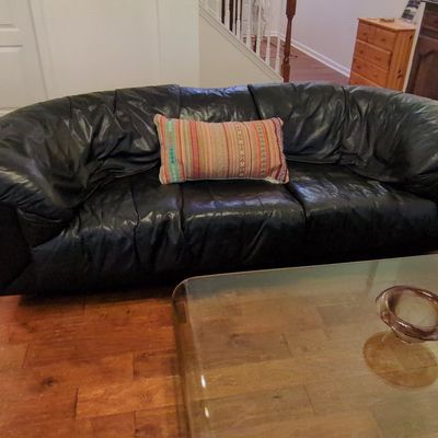 Roche Bobois 'Désédée' Leather Sofa