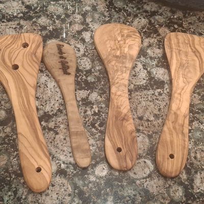 Handcrafted Olive Wood Kitchen Utensil Set