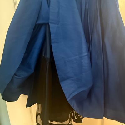 Yves Dooms Vintage Royal Blue Full Skirt