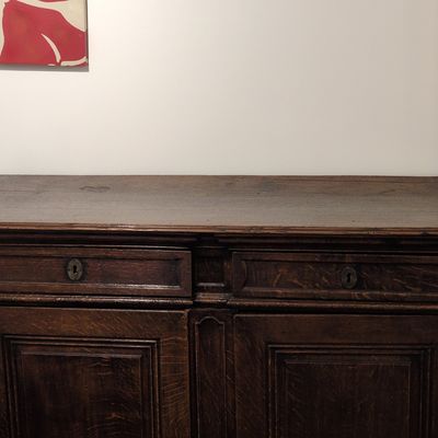 1880s French Provence Oak Buffet