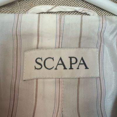 Scapa Beige Linen Blazer