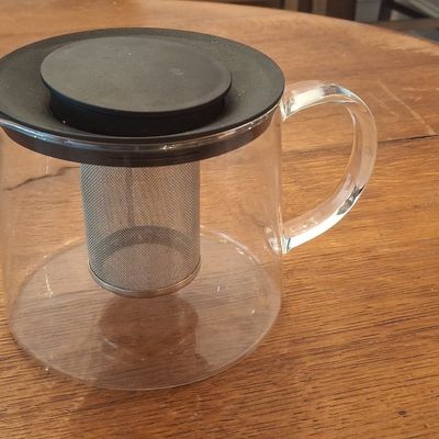 IKEA RIKLIG Glass Teapot with Infuser