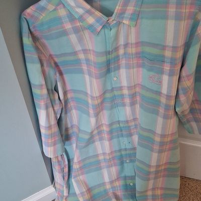 Lauren Ralph Lauren Pastel Plaid Button-Down Shirt