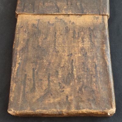 Antique Leather-Bound Book Slipcase and Box Set