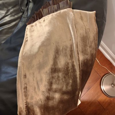 Vintage Velvet Fringed Scarf
