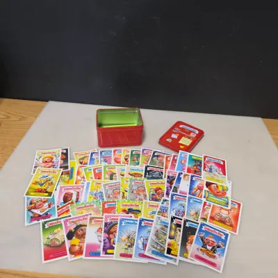 Sale Photo Thumbnail #346: Vintage Garbage Pail Kids Cards with Collectors Tins