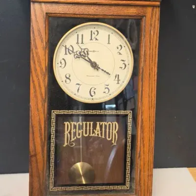 Sale Photo Thumbnail #337: Vintage Howard Miller Westminster Chime Wall Clock