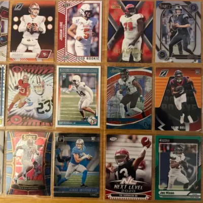Sale Photo Thumbnail #349: 18 Future Football Stars Cards incl. Aidan Hutchinson, Jordan Love, Jared Goff, Kenneth Walker