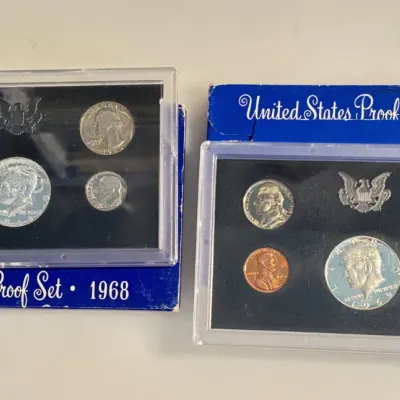 Sale Photo Thumbnail #357: 1959 United States 5-Coin Silver Proof Set