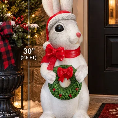 2.5 Ft. LED Christmas Bunny Blow Mold