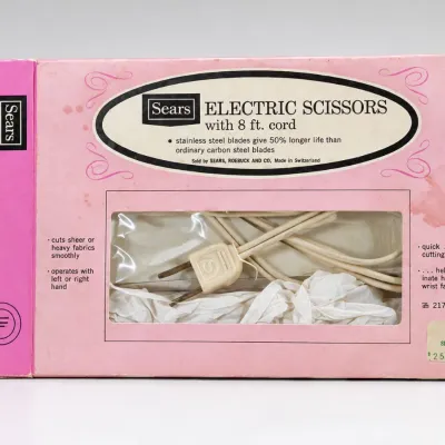 Vintage Sears Electric Scissors in Box