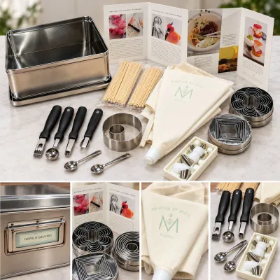Sale Photo Thumbnail #342: Martha by Mail Hors d'Oeuvres & Decorating Collection - Cutters, Tools, Bags, Skewers & Literature