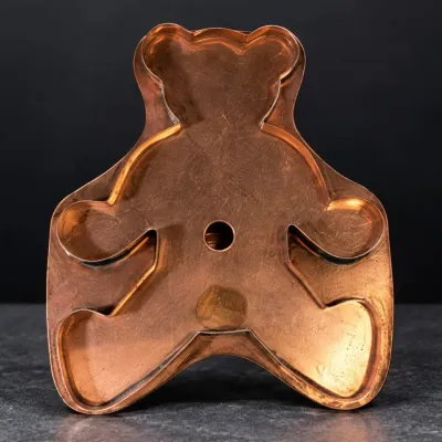 1998 Martha Stewart for Nordstrom Copper Bear Cookie Cutter