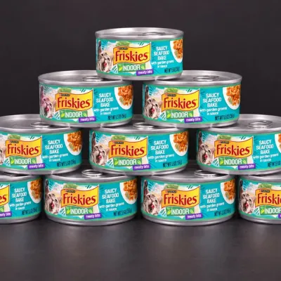 Dozen Friskies Cat Food Cans – In Date