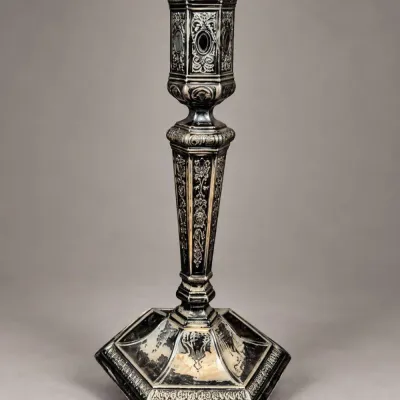 Antique Jennings Bros. 2086 Neoclassical Candlestick