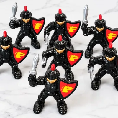 1994–95 Fisher-Price Great Adventures Black Knights – Lot of 7
