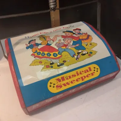 1950s Ohio Art Musical Sweeper Toy – Complete