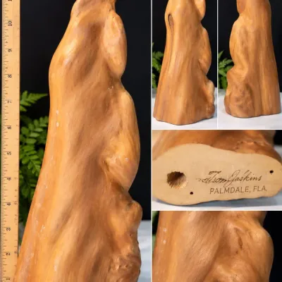 Signed Tom Gaskins Cypress Knee Folk Art Sculpture – Palmdale, FL