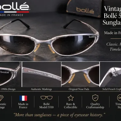 Vintage Bolle France 5510 Sunglasses