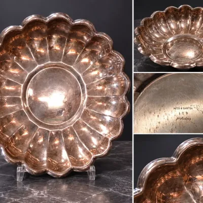 Reed & Barton #109 Holiday Silverplate Serving Bowl – 13"