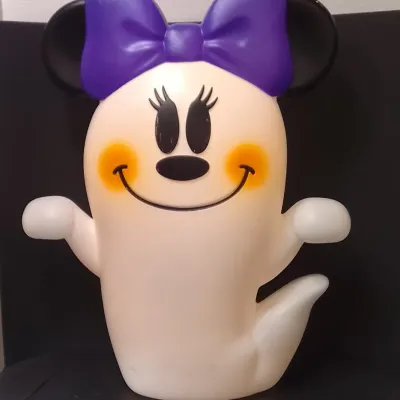 2015 Gemmy Disney Minnie Mouse Ghost 24" Lighted Halloween Blow Mold