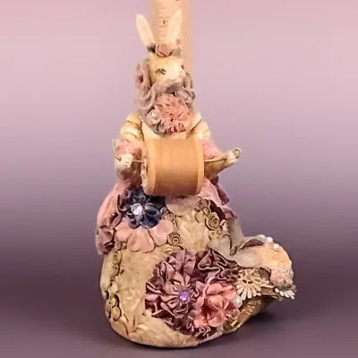 Katherine's Collection Wayne Kleski Victorian Rabbit Spool Holder & Pincushion