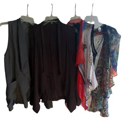 Women’s Stylish Shawl & Vest Lot 