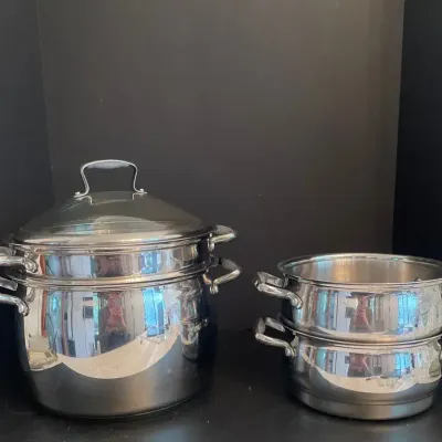 Belgique Stock/Steamer Pots (Missing Parts)