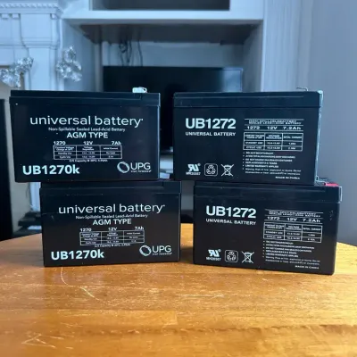 4 UPG Universal Batteries Lot
