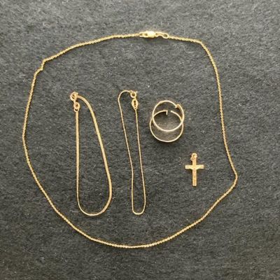  06 14K Gold Jewelry Lot - 6 Grams