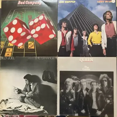 Vinyl Collection Of 36 Records From 60s, 70s, And 80’s