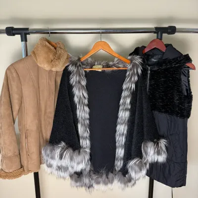 Real And Faux Fur Women’s Jacket Lot 