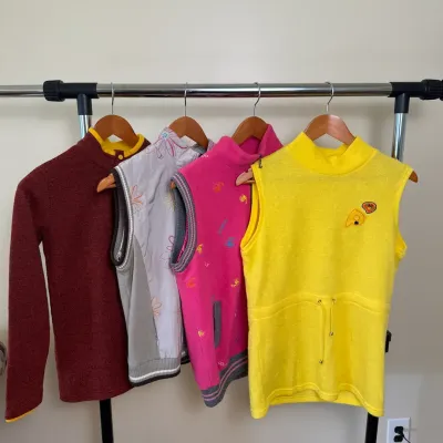 Vintage Embroidered Fleece & Knit Women’s Vests 